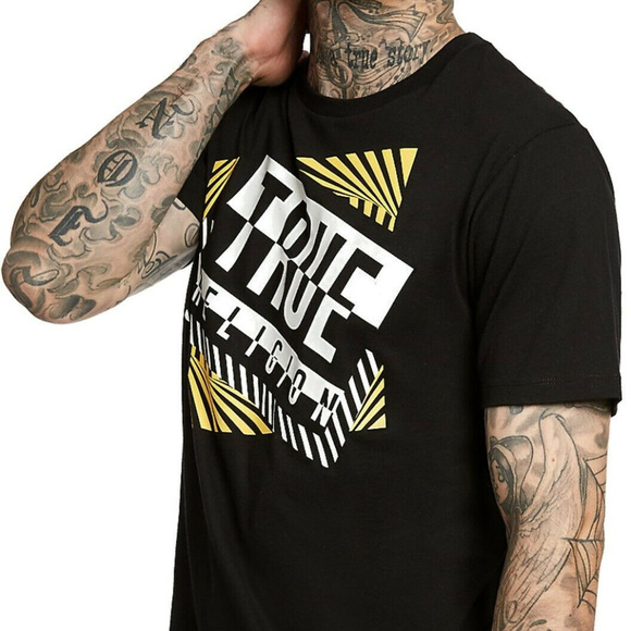 True Religion Men's True Sideways Tee T-Shirt - Picture 1 of 4